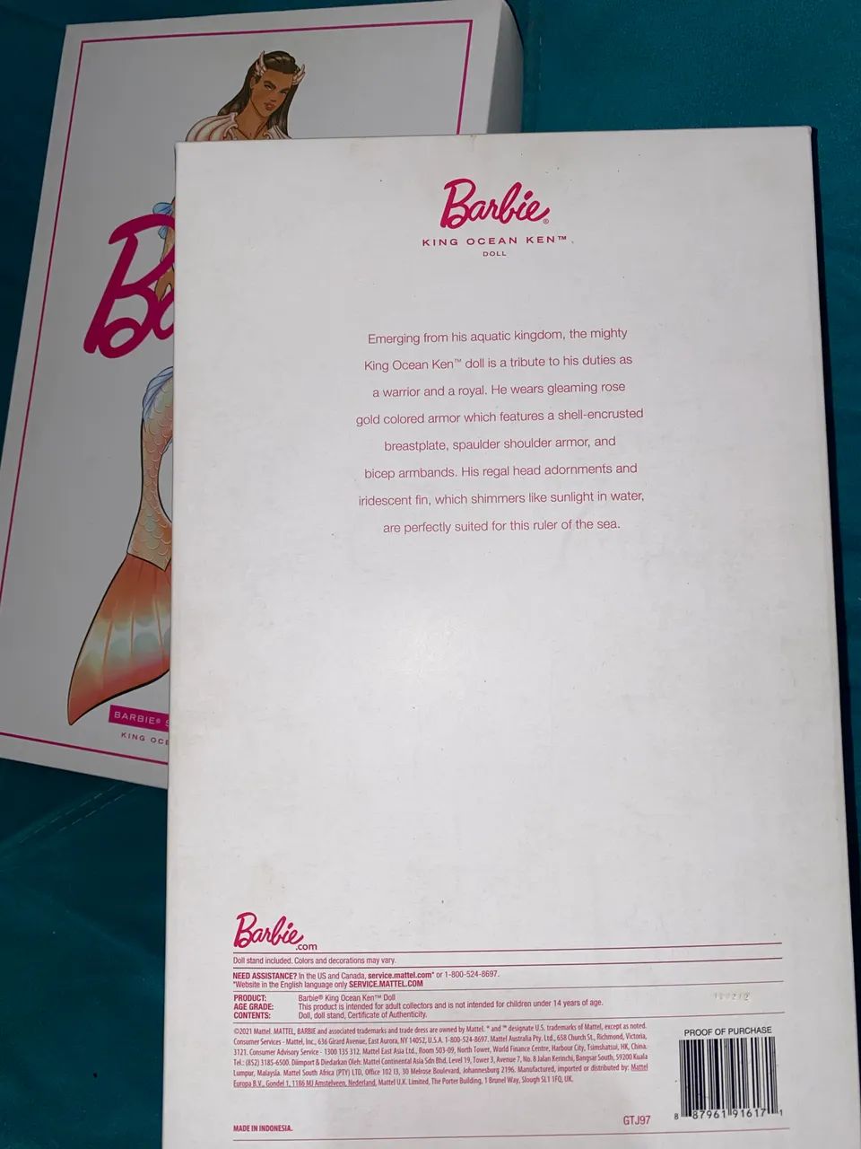 Boneco Ken King Ocean collector exclusivo Barbie - Foto 6