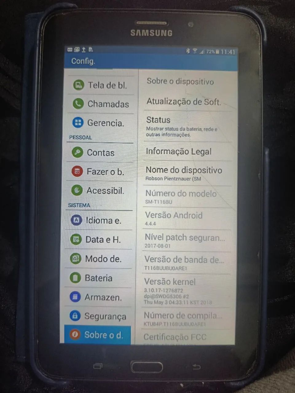 Tablet Samsung SM-T116Bu - Foto 3