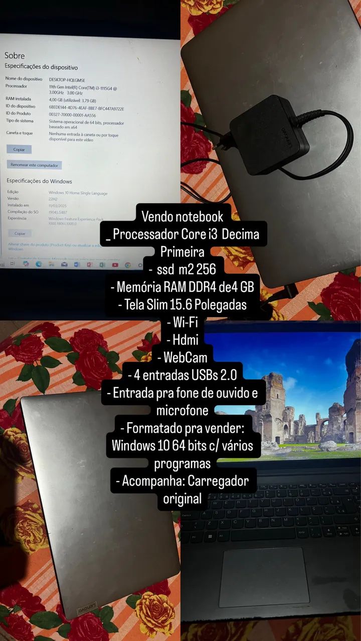 Notebook Lenovo 