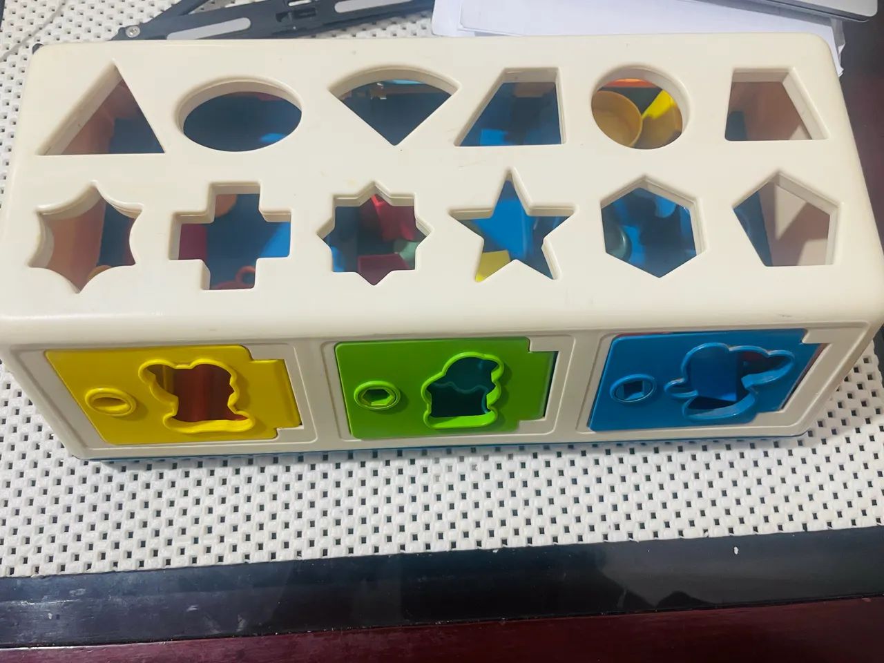 Brinquedo Caixa e Encaixa Estrela