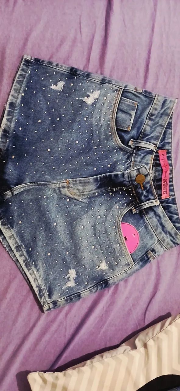Short Jeans Denin - Foto 4