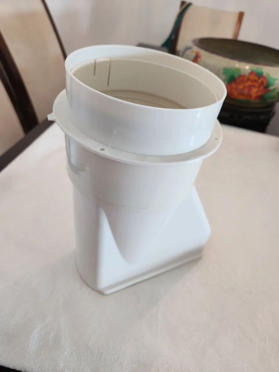 Conexão adaptador de ventilação e  exaustão 