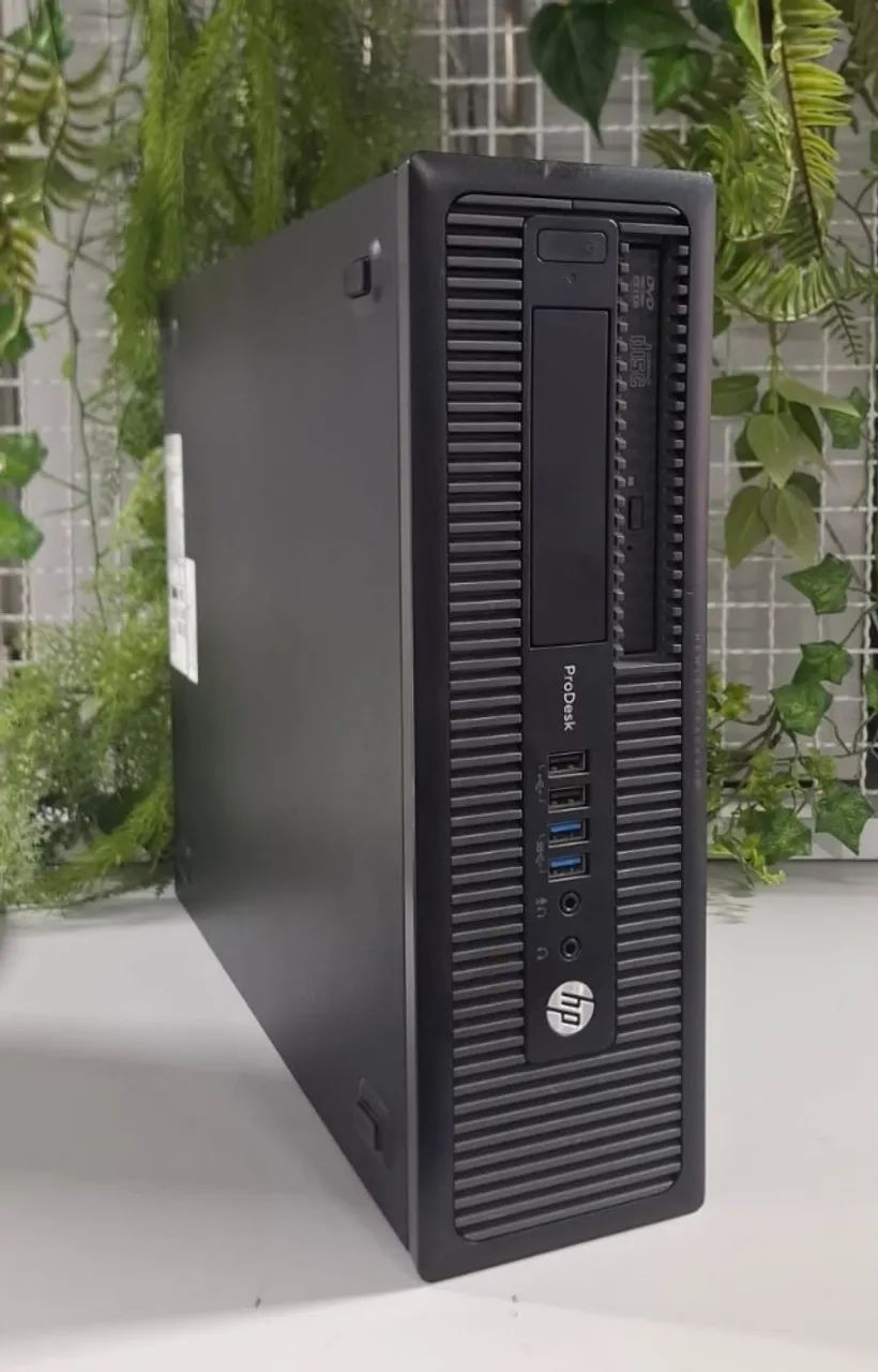 Desktop HP Core i3-4330 / 8gb / SSD 240gb ideal para escritório