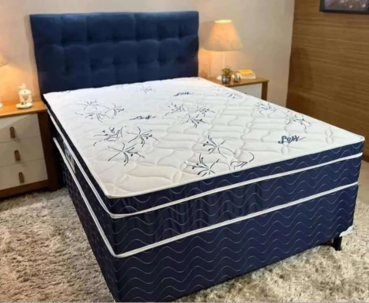 Cama casal molas ensacadas de luxo  - Foto 3