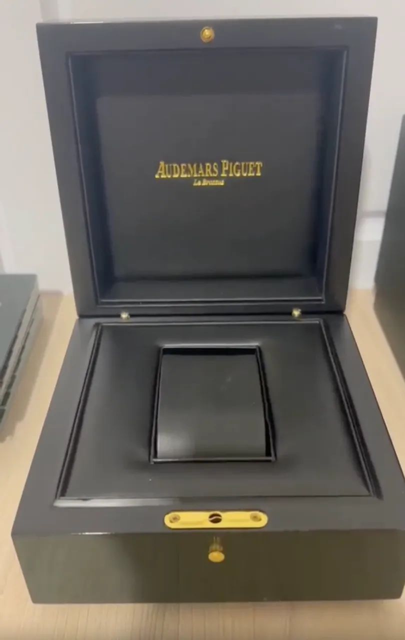 Caixa Audemars Piguet Preta Completa de Luxo - Foto 3