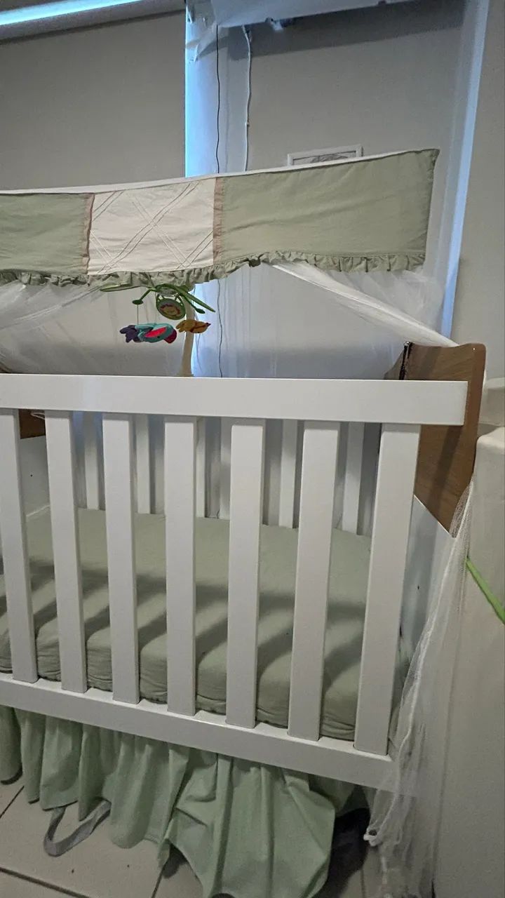 BERÇO MULTIFUNCIONAL + COLCHÃO + KIT BERÇO ? - Foto 4