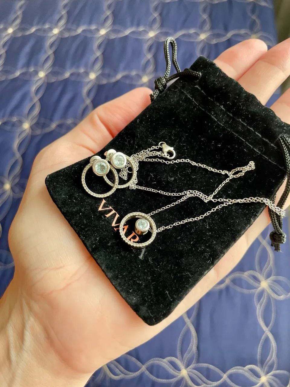 Conjunto Vivara colar + brinco - Foto 4