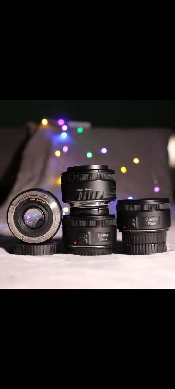 Lente Canon 50mm 1.8 STM