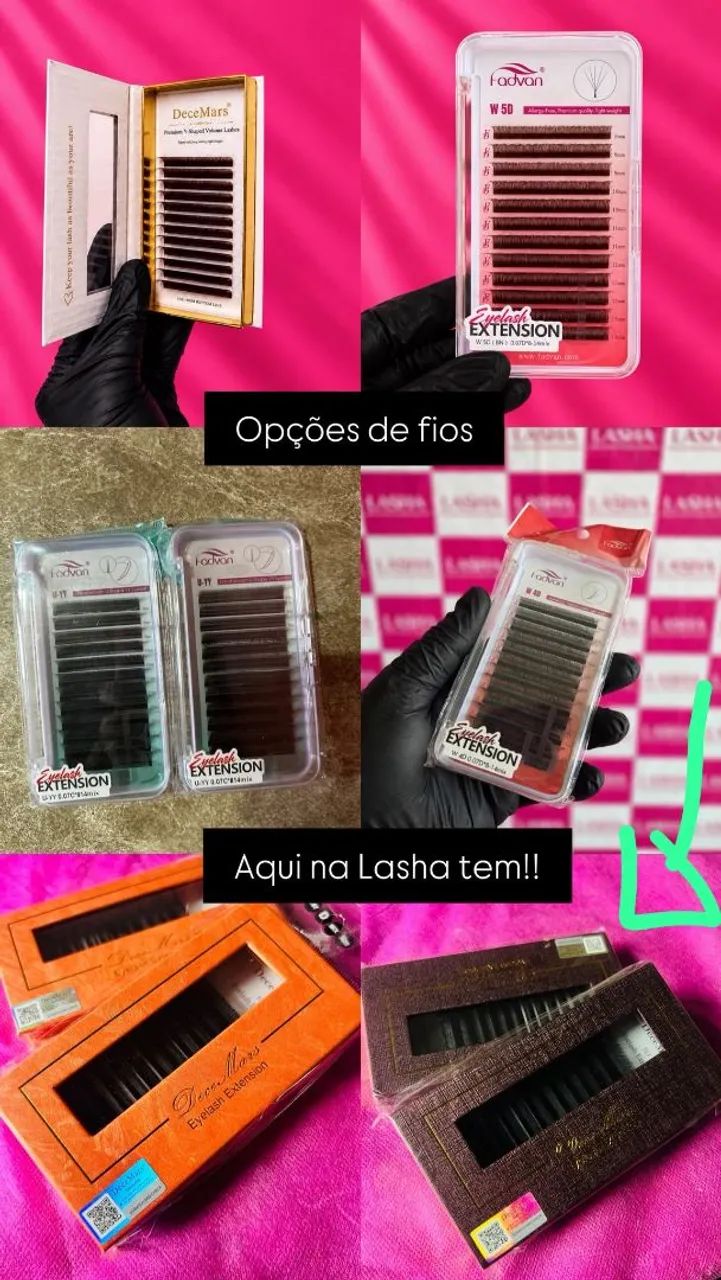 Produtos da beleza