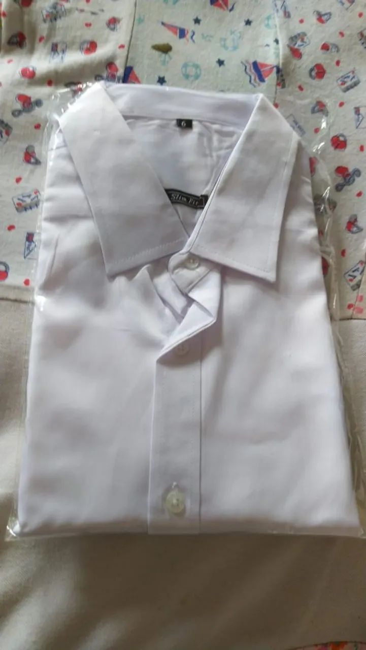 Camisa social branca G1