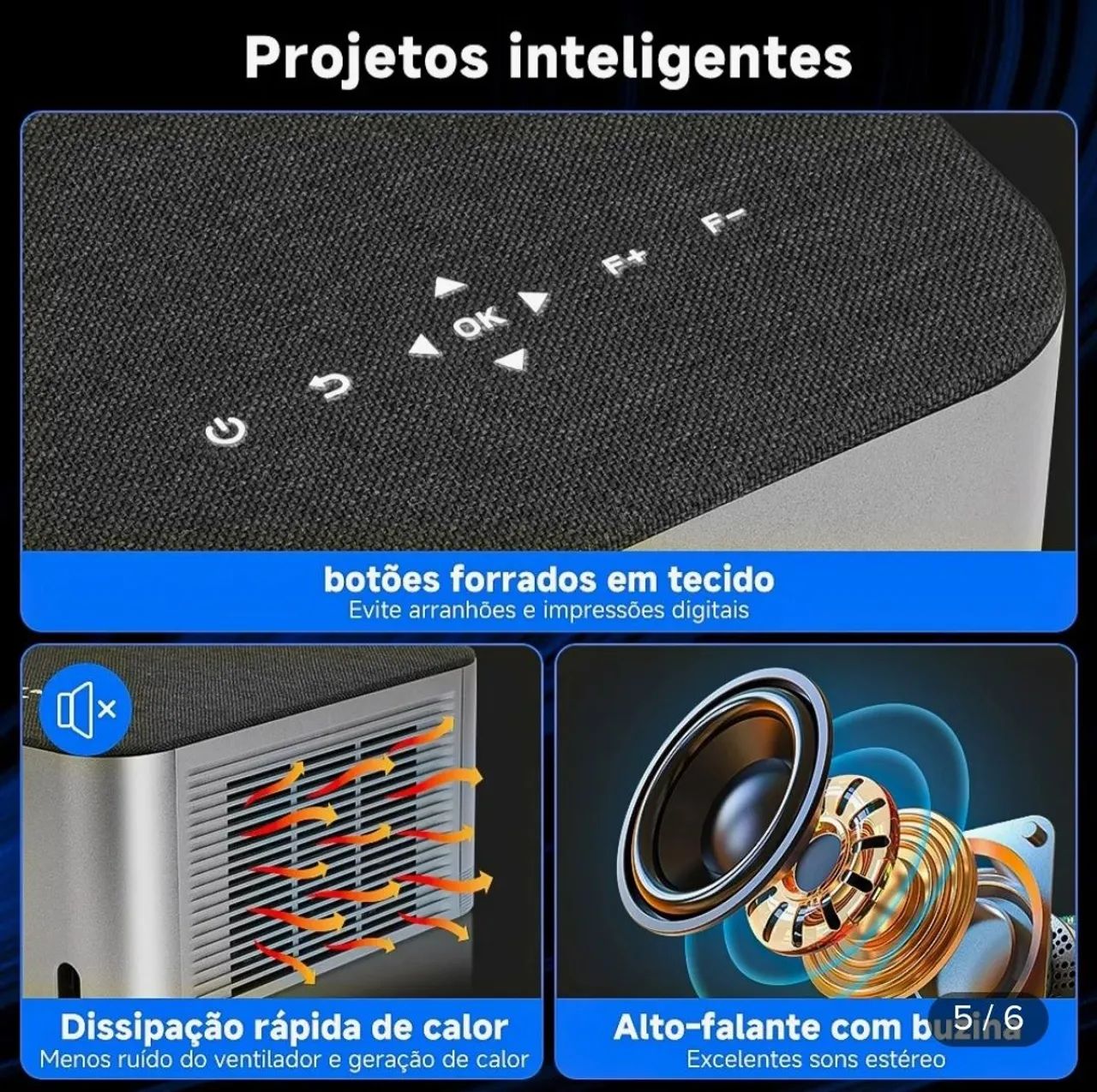 Projetor Bettdow AC 1041 - Foto 4