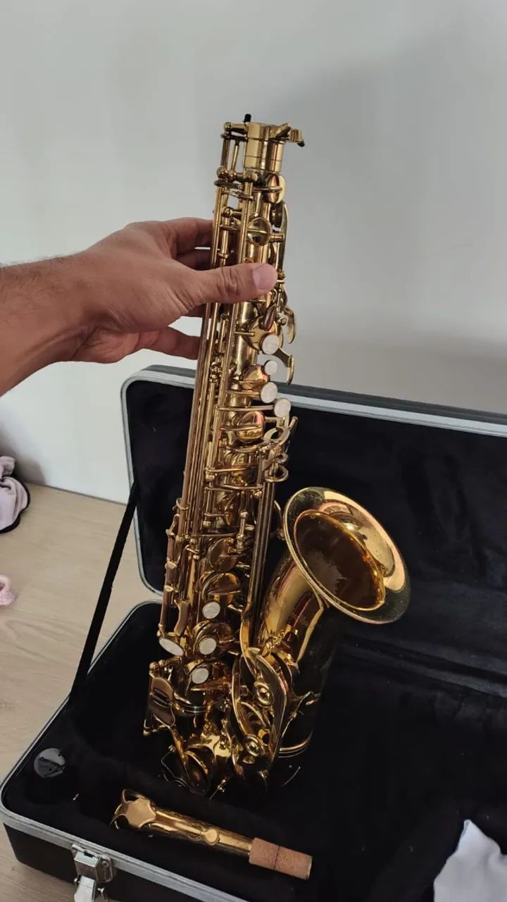 Saxofone Alto Marca Shelter - Foto 3