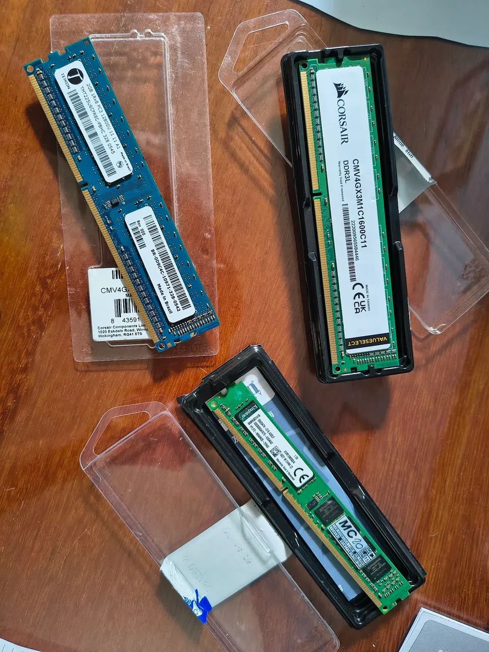 Memória Ram DDR3 (3 Pentes)