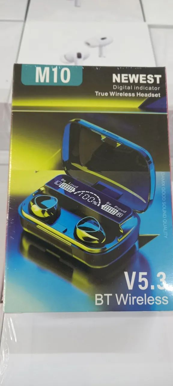 Fone de ouvido tws bluetooth digital 