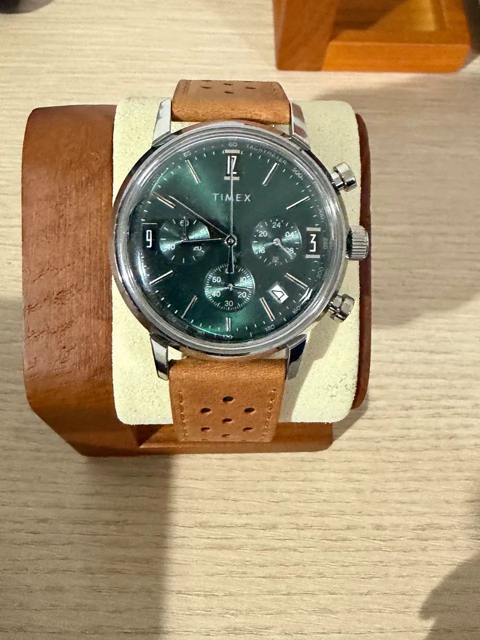 Relógio Timex Marlin Chronograph Green/Brown.