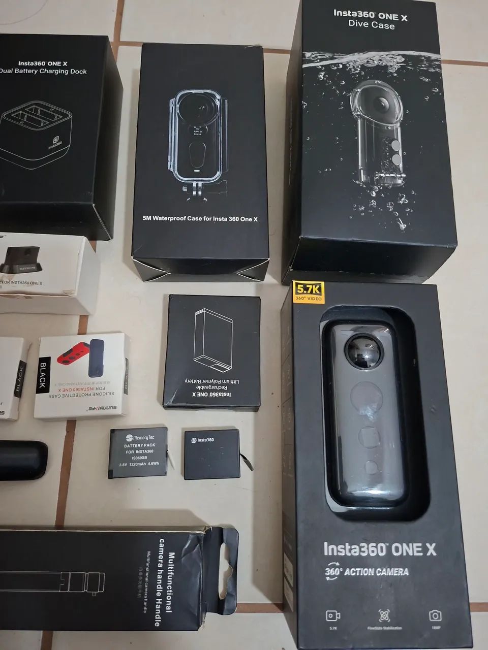 Completo kit Câmera 360 InstaOneX VR - Foto 4