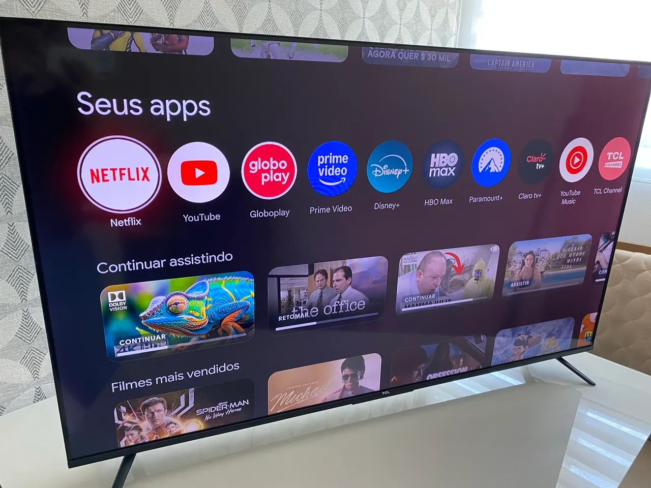 Smart TV TCL 50 Polegadas LED 4K UHD 50P635 - Entrego !