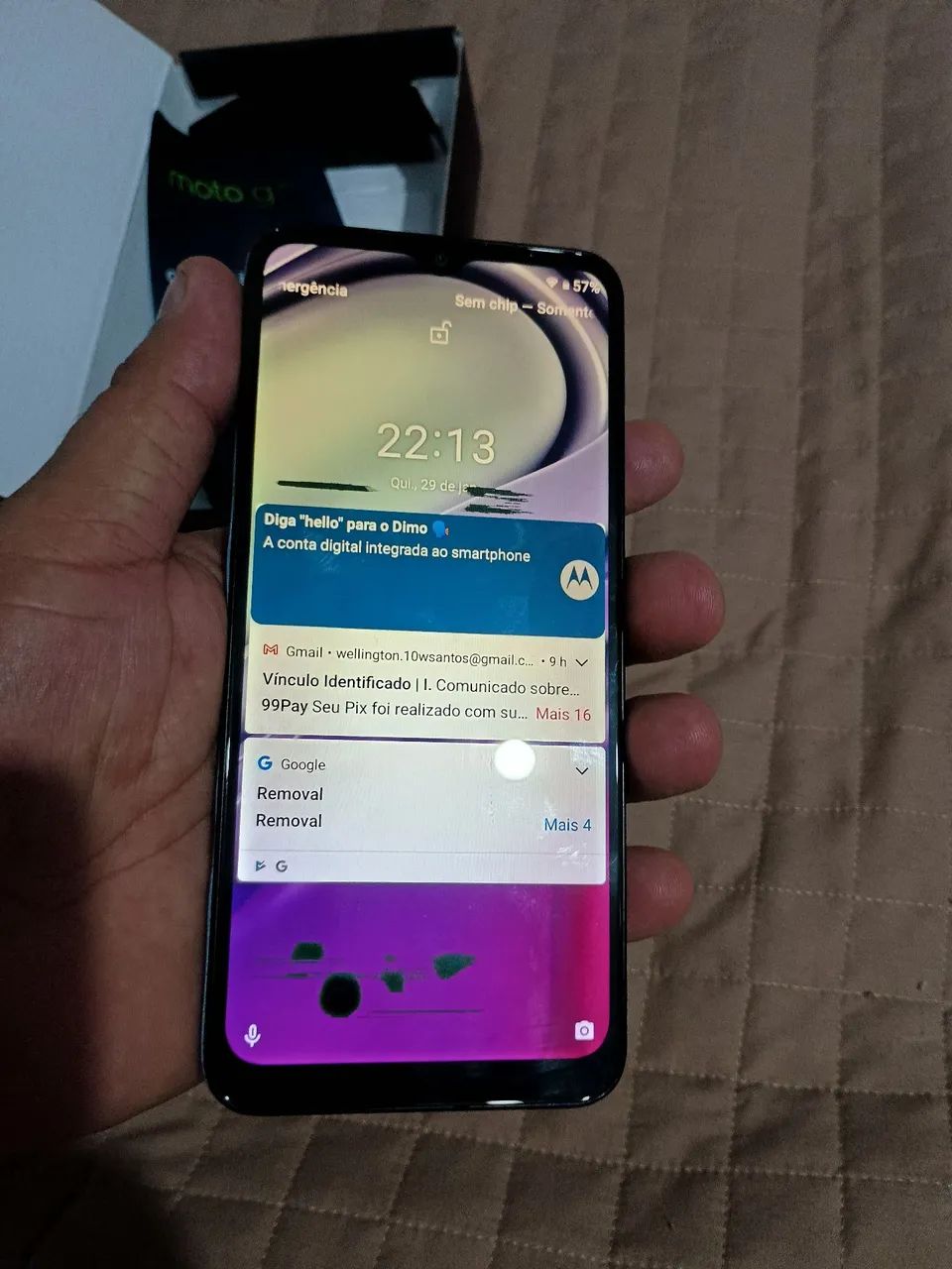 Celular moto G20 no precinho