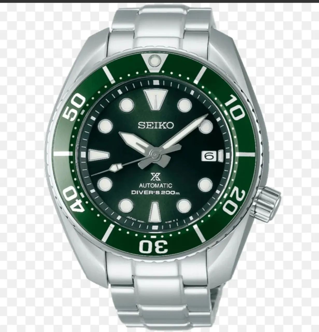Relógio Seiko sumô verde SPB103J1