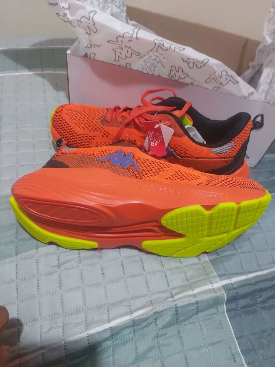 Tênis Kappa Pulse RX - Laranja - Foto 4
