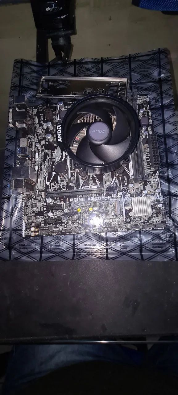 Kit placa mae processador - Foto 4