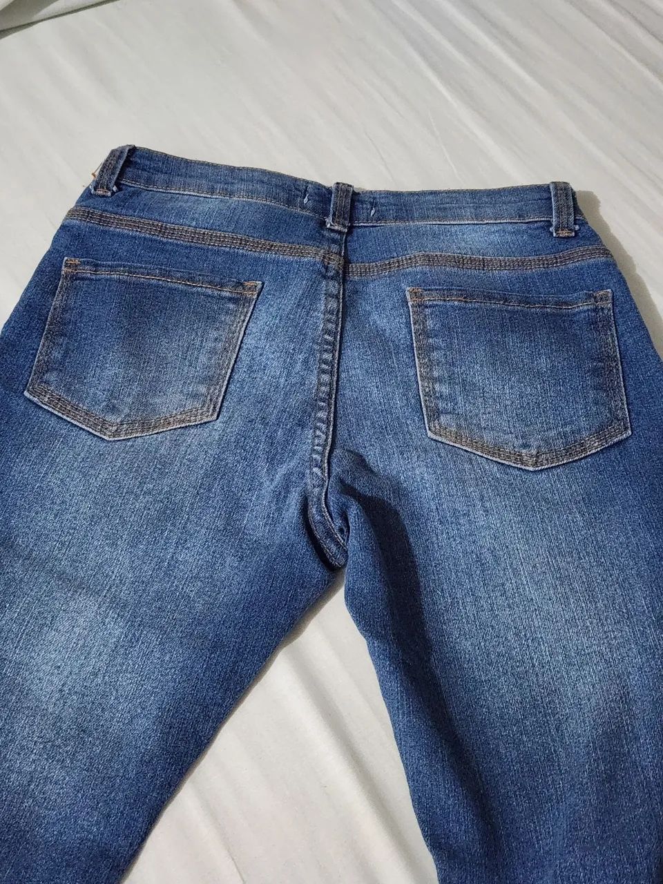 Calça jeans masculina (tam 9/10) - Foto 3