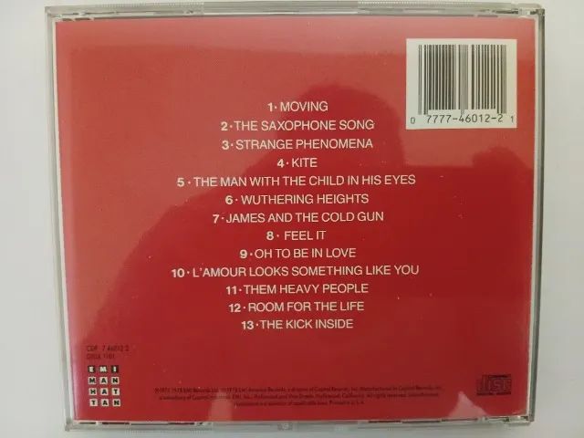 CD - Kate Bush "The Kick Inside" Importado Usado - Foto 2