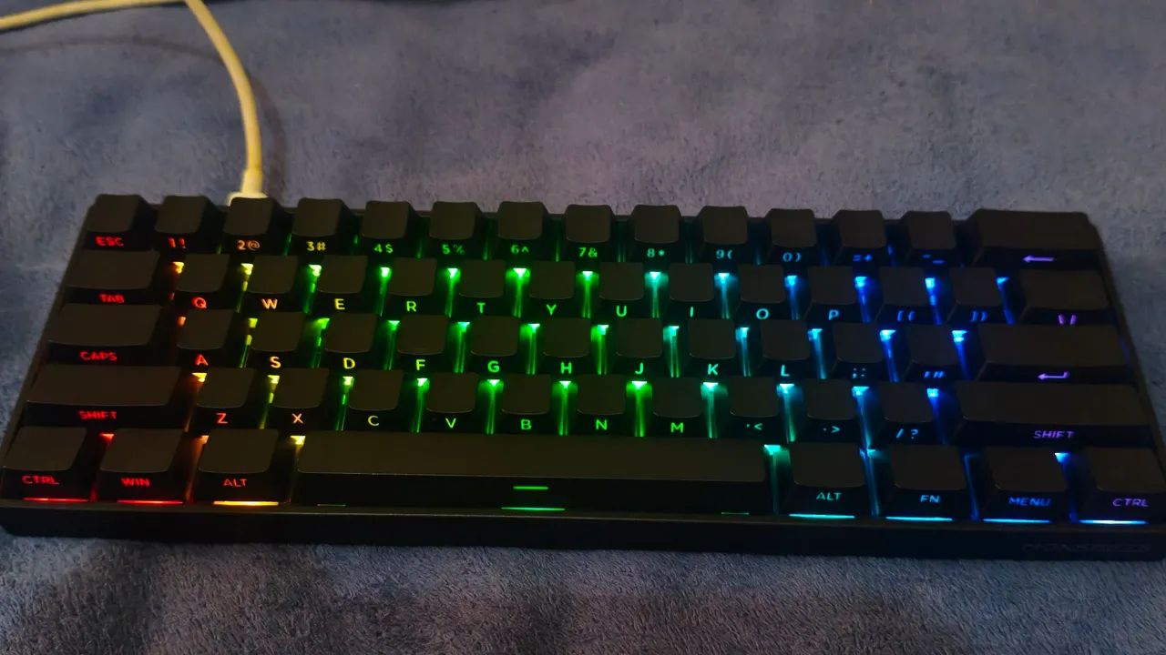 Teclado Mecânico Akko Fun 60 - Perfeito Estado - Foto 4