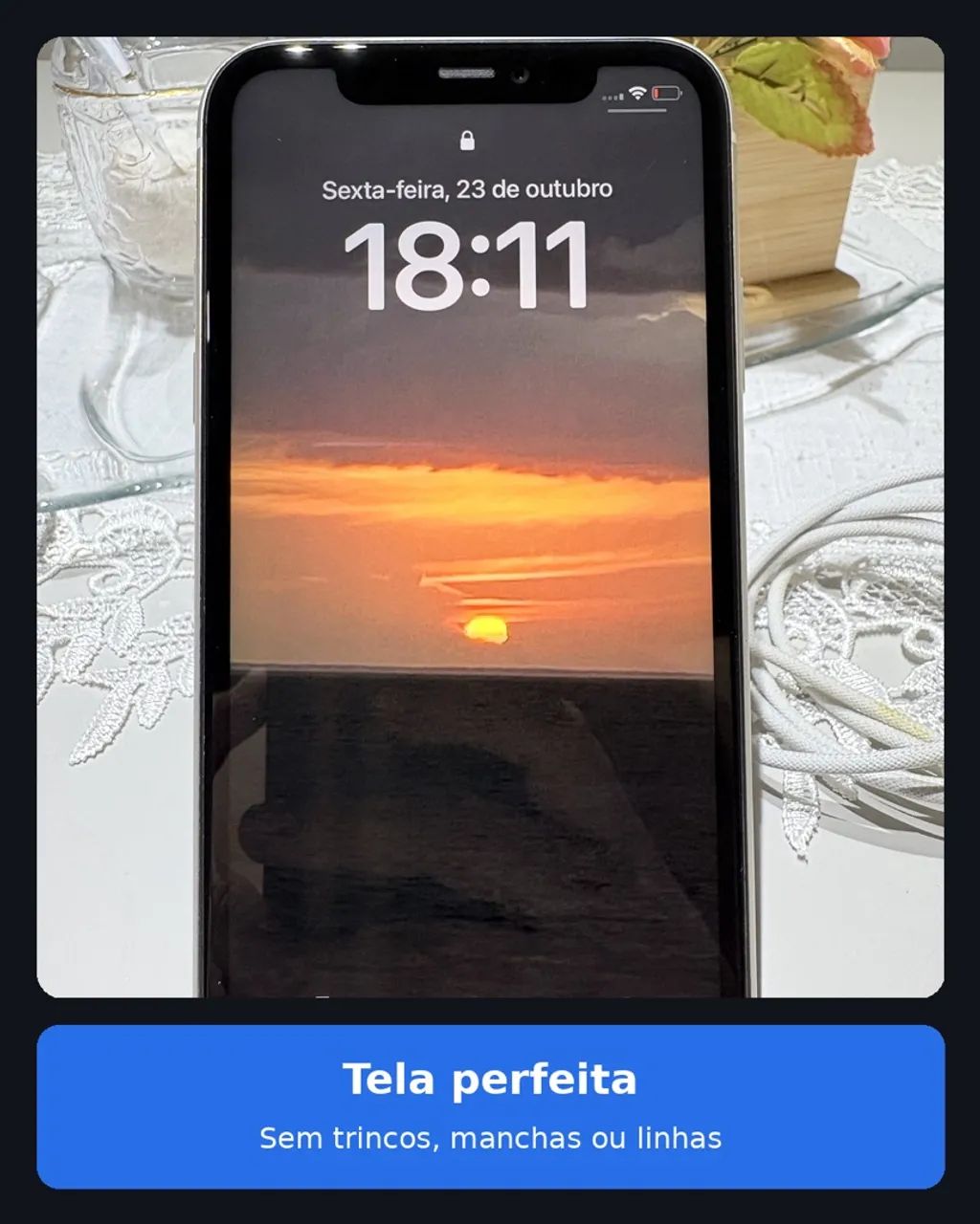 ? Apple iPhone 11 - Branco - 64 GB - Foto 3