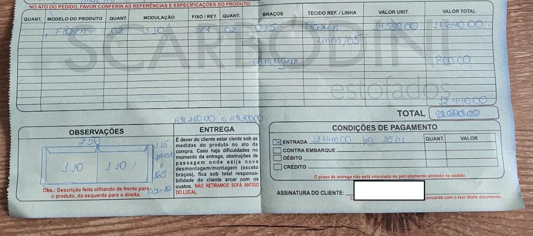 Sofá 2,50m retrátil Scabodini - Foto 4