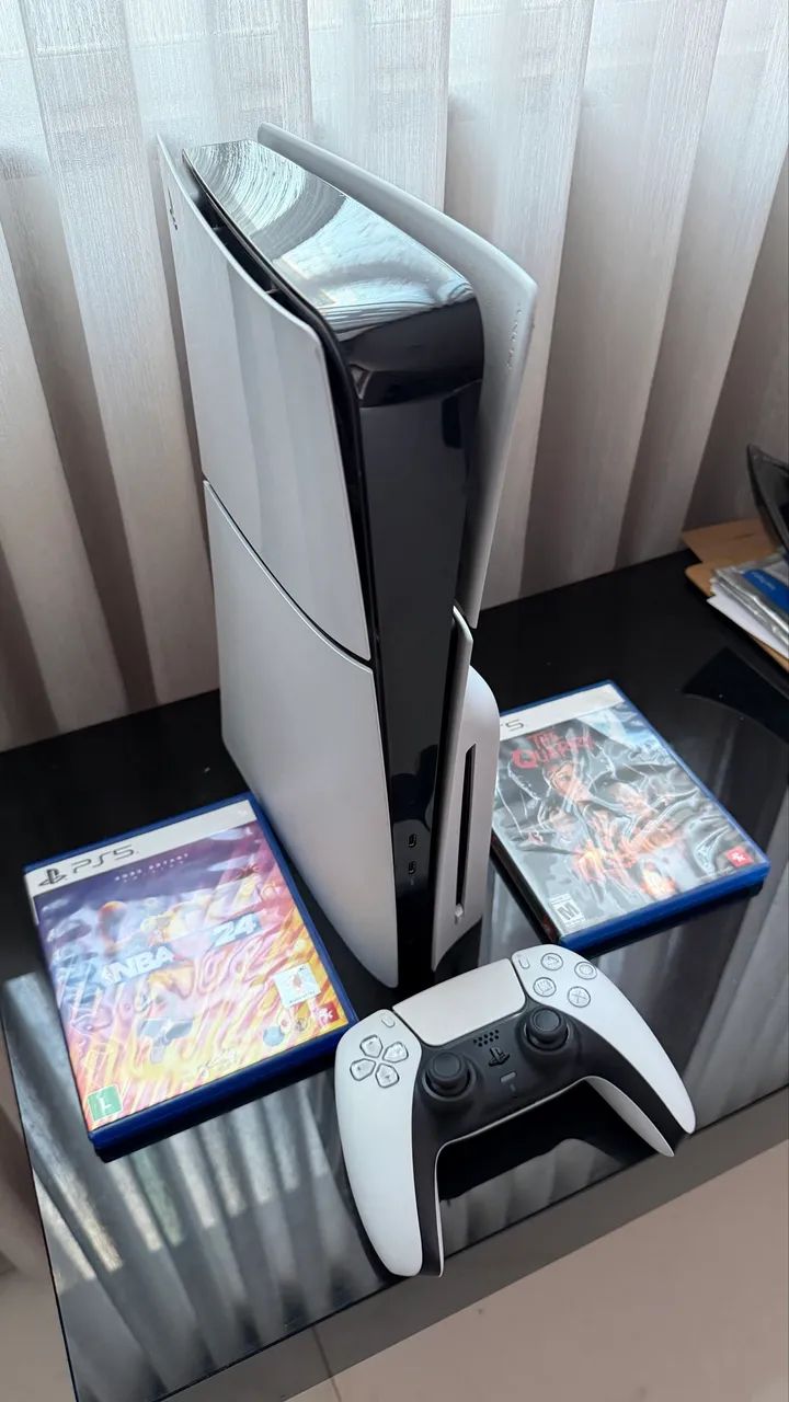 PS5 SLIM DIGITAL + DISCO - Foto 2