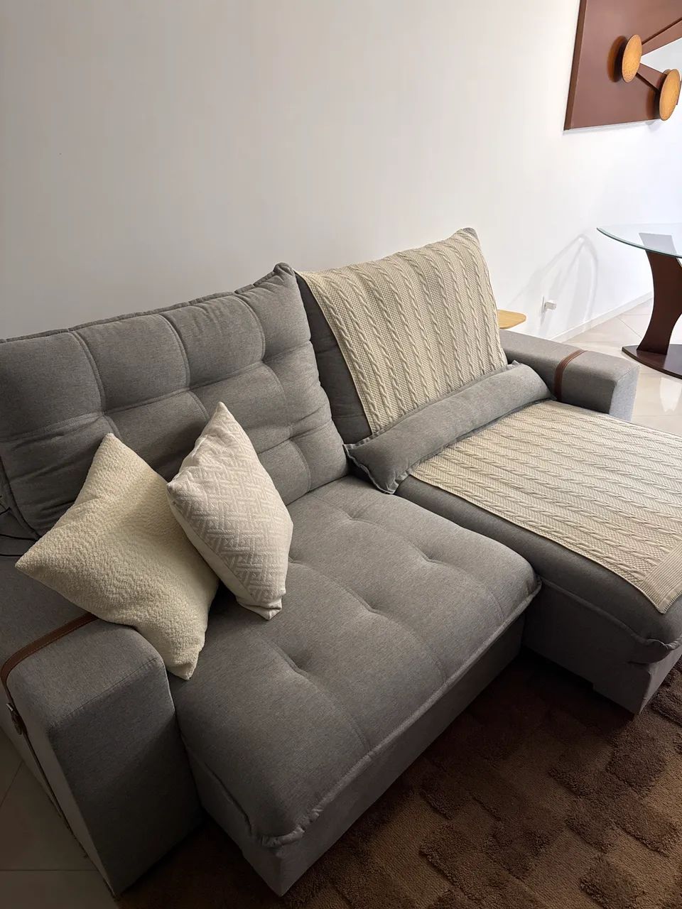 Sofá retratil detroid 2,50m - Negociável  - Foto 3