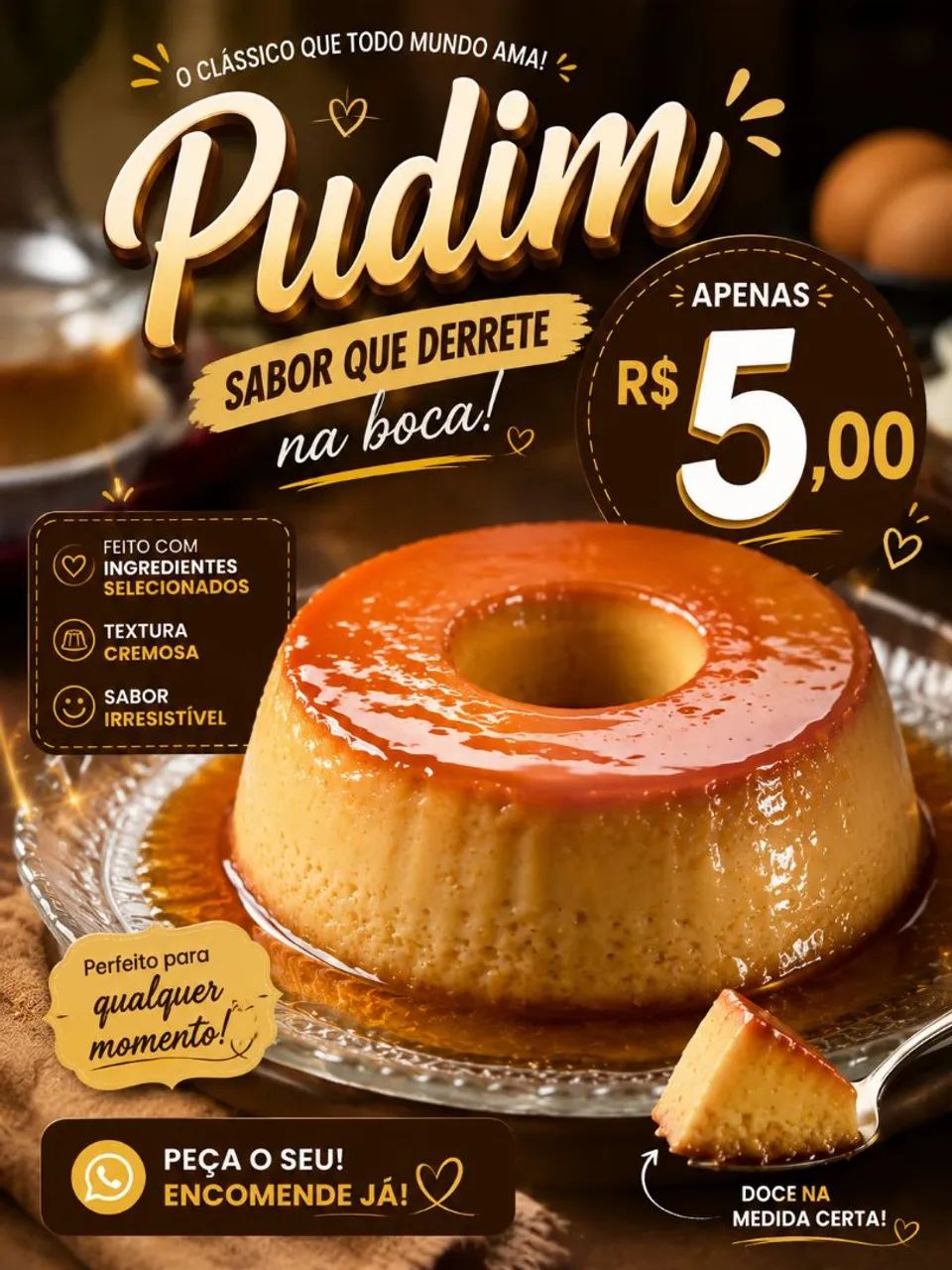 Temos Kikão e pudim - Foto 2