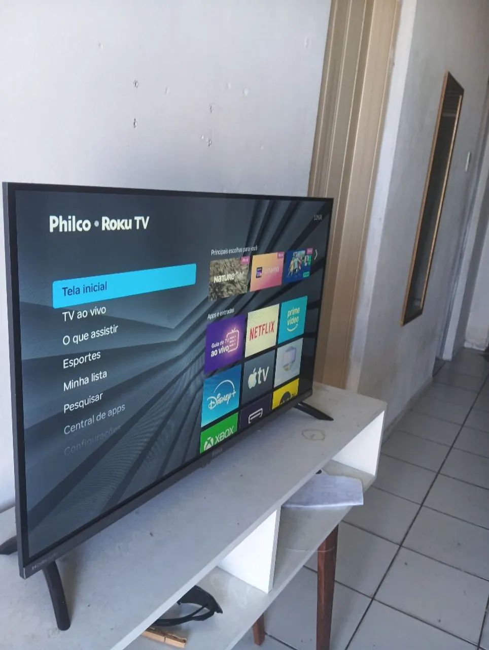 Tv smart 32 polegadas zero perfeita funciona tudo 