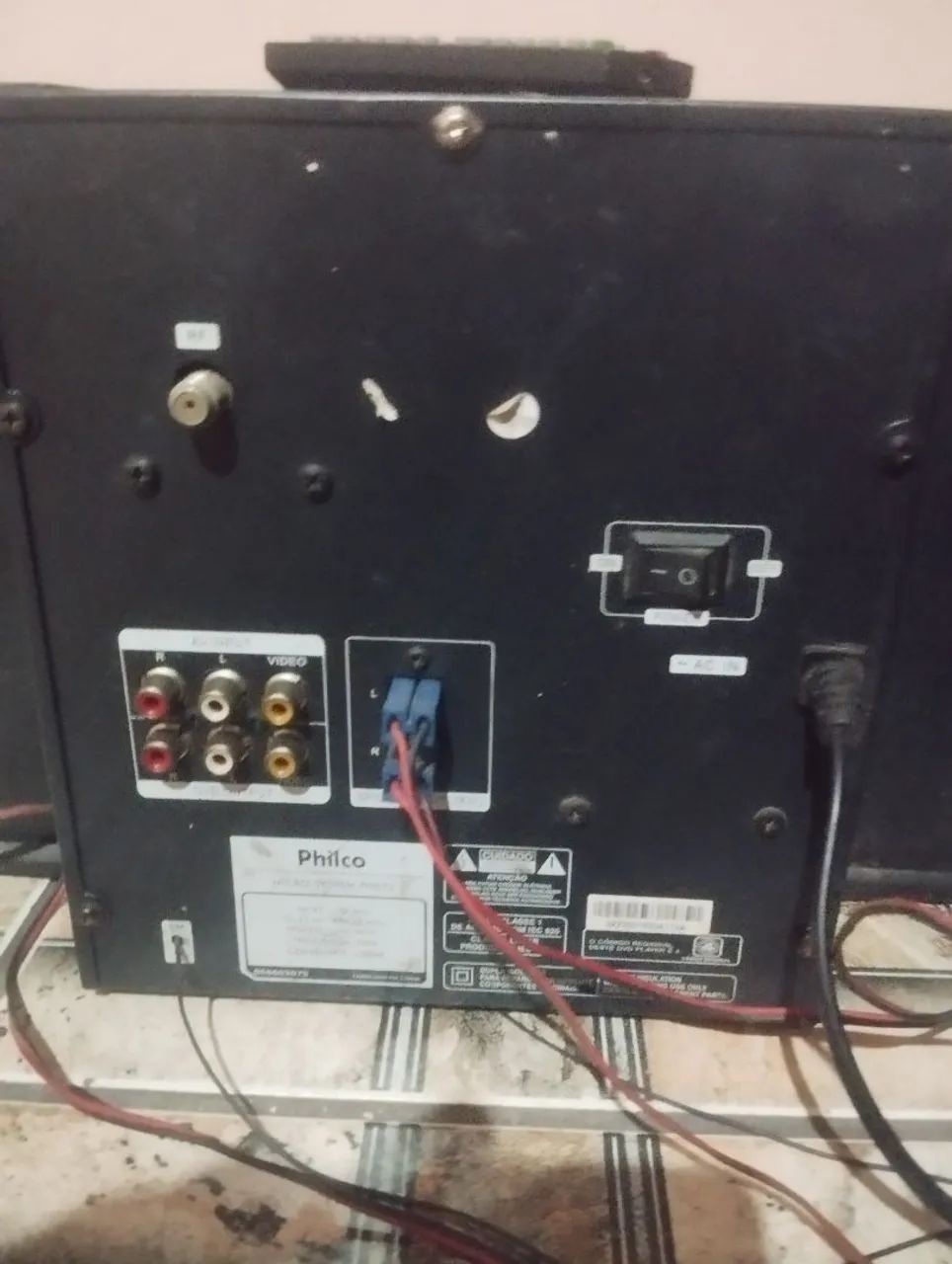 Minisystem philco ph673 DEFEITO  - Foto 4