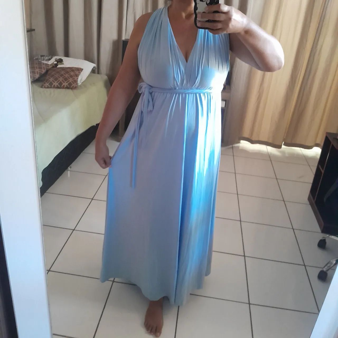Vestido longo de festa n 44 - Foto 2