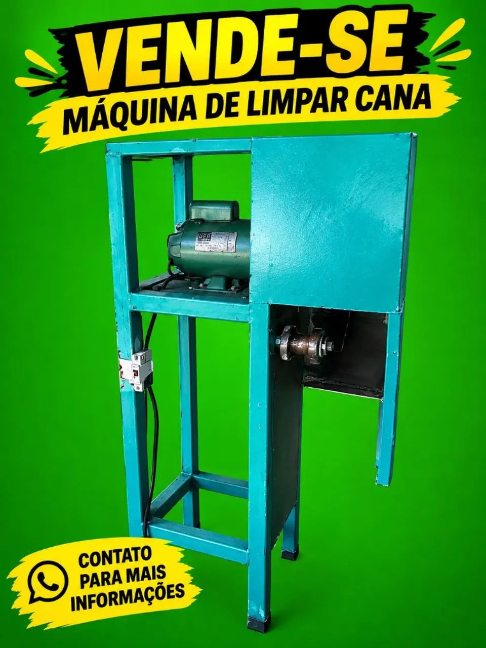 Máquina de limpar cana
