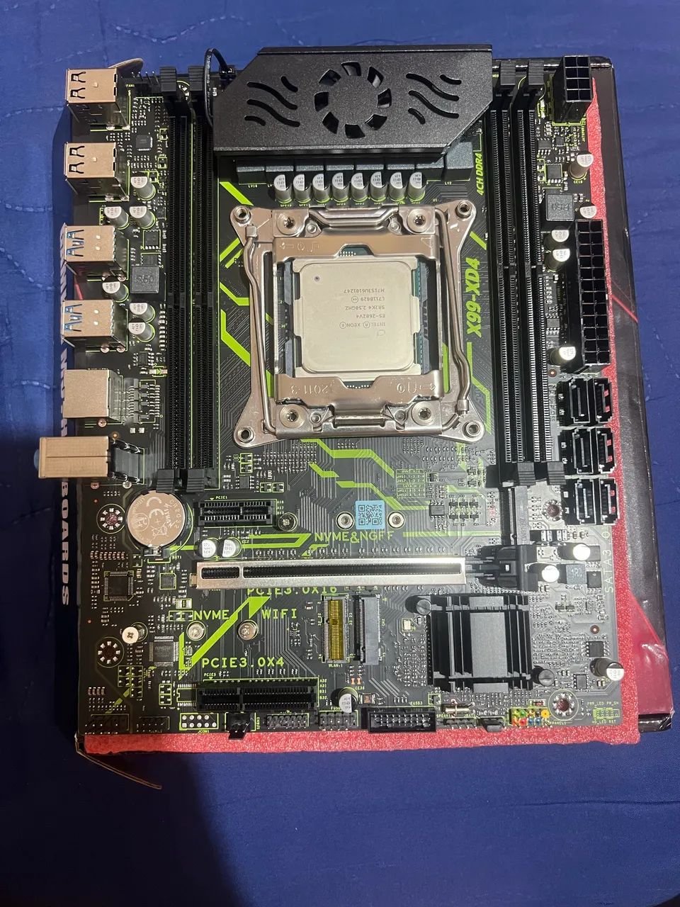 kit Xeon Placa mãe e processador 