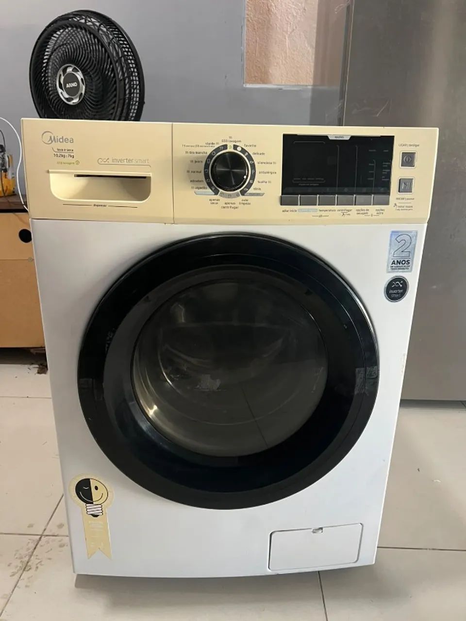 LAVA E SECA MIDEA 11KG - FUNCIONANDO PERFEITAMENTE (BEM CONSERVADA)