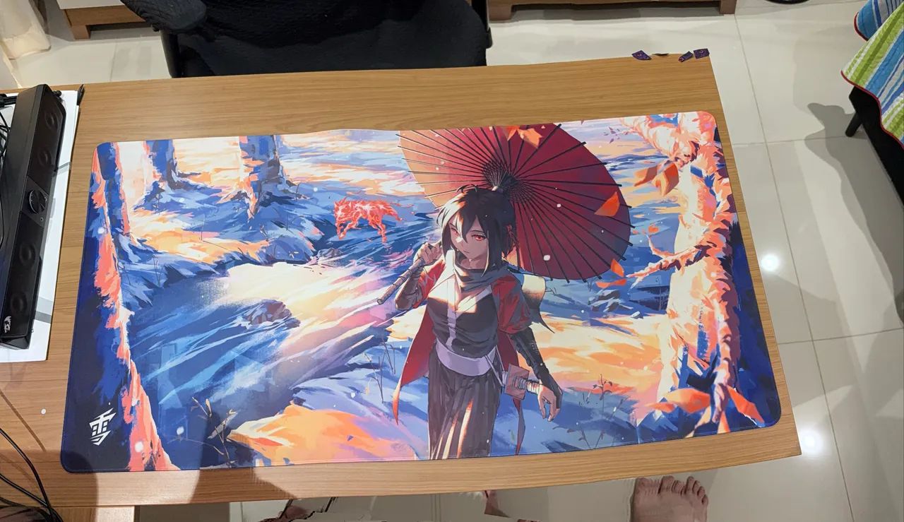 Mousepad Yuki Aim Kitsune 1000x500mm Ed. Limitada - Periféricos e