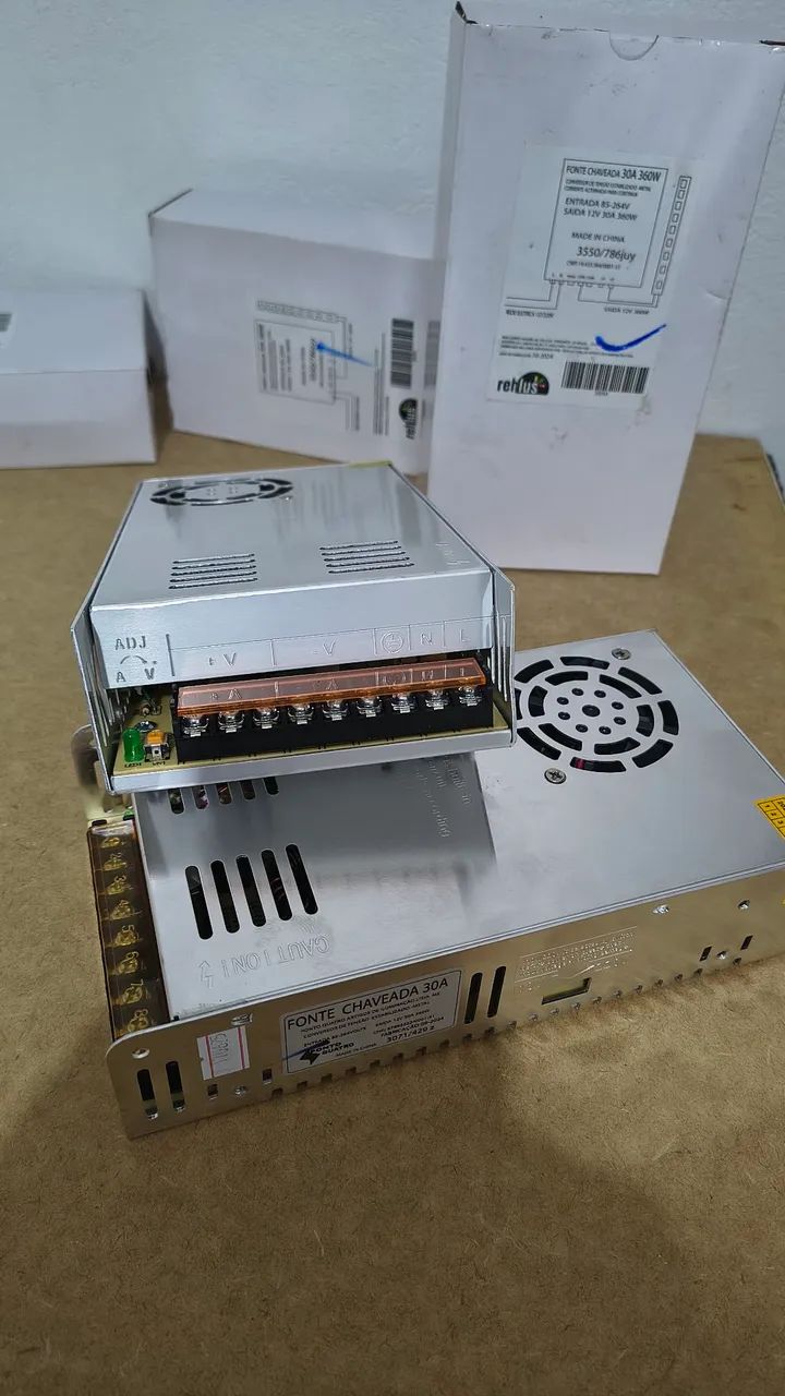 Fonte chaveada 12volts 30amper - Foto 4