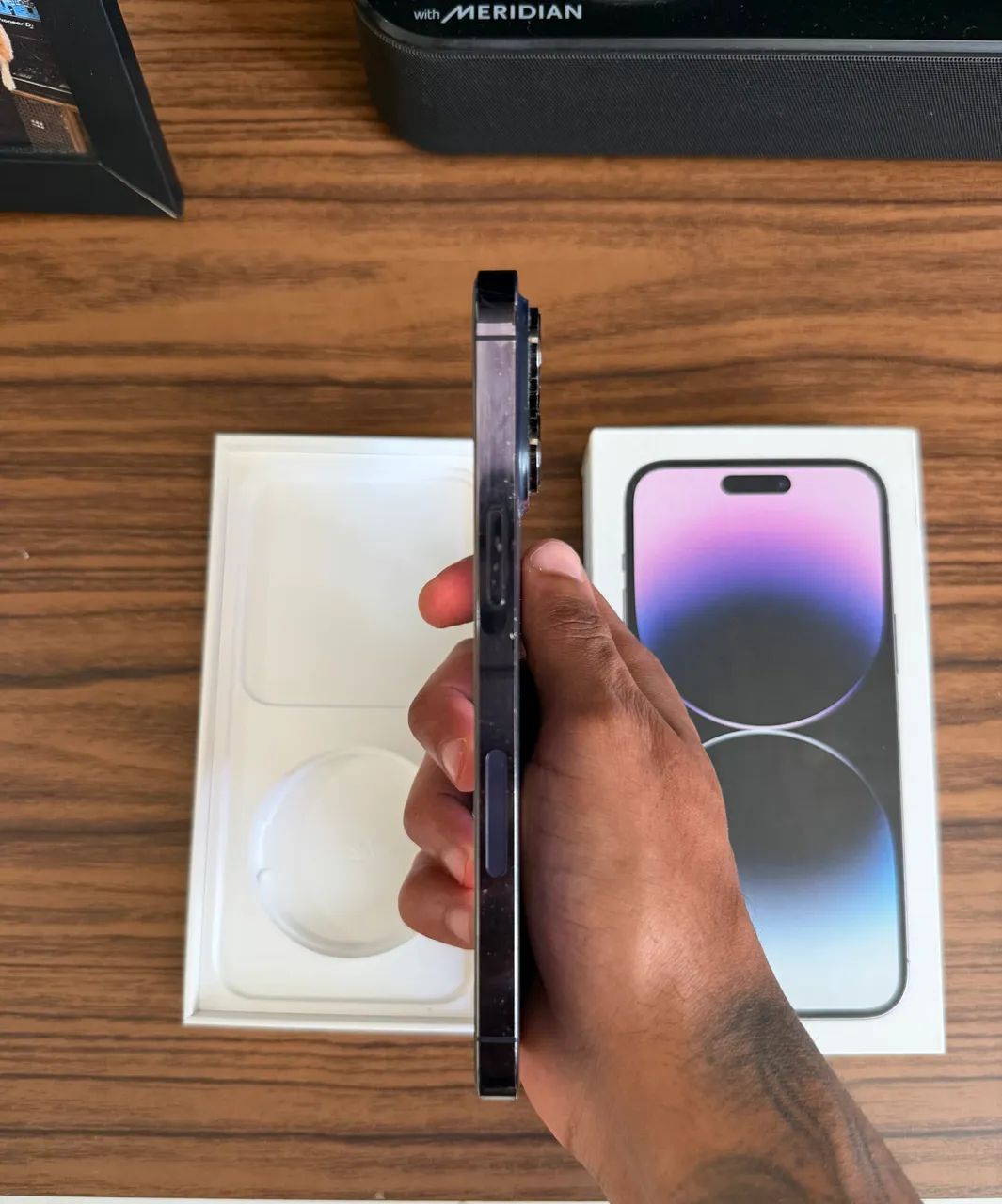(BAIXEI) iPhone 14 Pro Max Roxo 128G - Foto 2