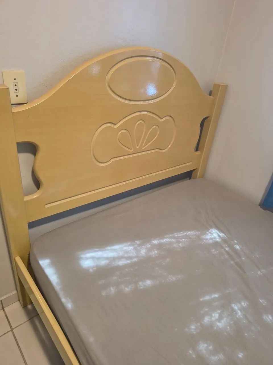 Cama casal com colchão  - Foto 4