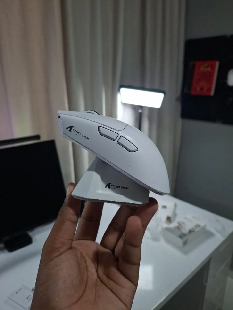 Mouse Gamer Attack Shark X11 Sem Fio + Dock