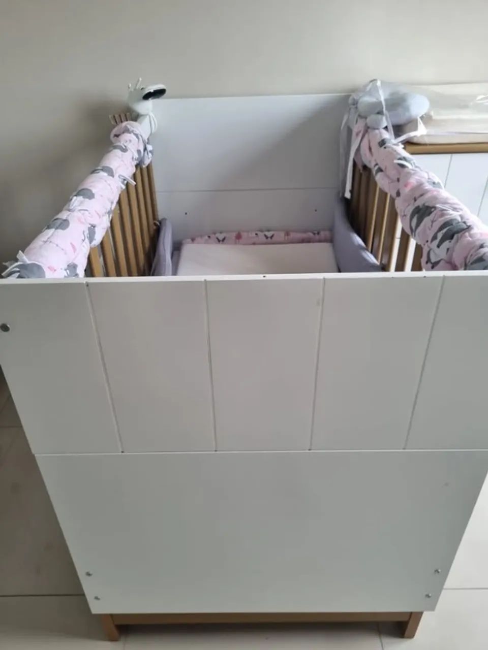 Berço em MDF branco marca Permóbili - Foto 2