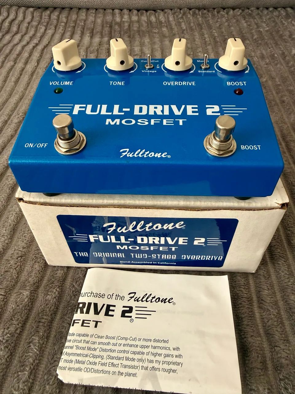 Fulltone Full-Drive 2 Mosfet - Instrumentos musicais - Jardim
