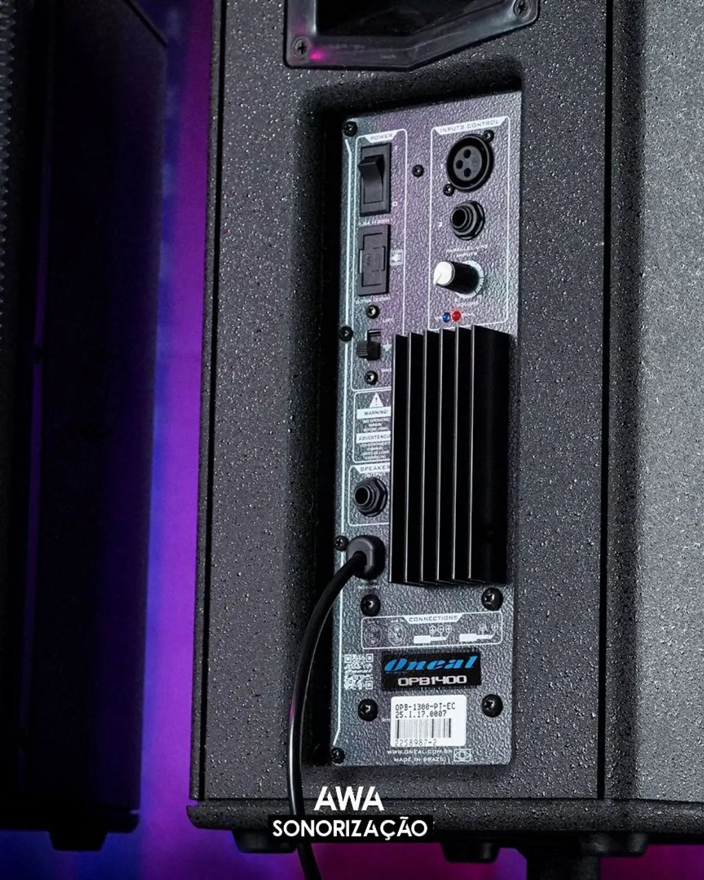 Kit 2 Caixa de Som PA Ativo e Passiva 12 Polegadas Bivolt KP1400 | 200w RMS, Preto Oneal - Foto 5