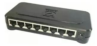 Hub Switch 8 portas Encore 100 MBs