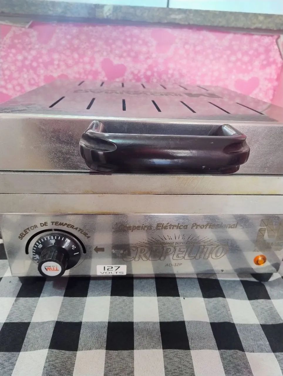 Máquina de crepe suíço semi nova  - Foto 4