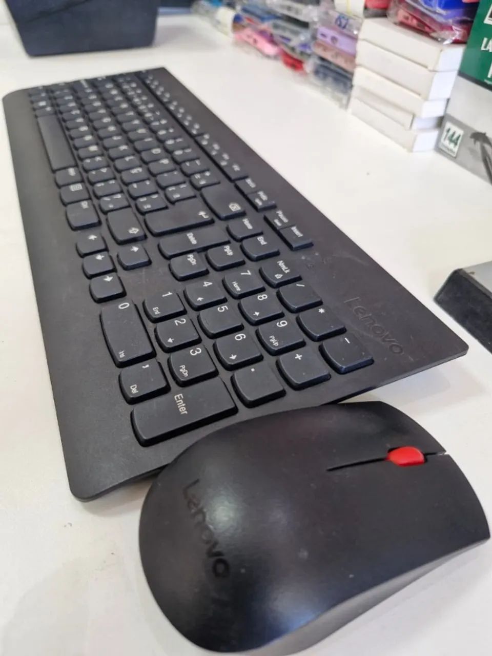 Teclado E Mouse Sem Fio Lenovo Essential